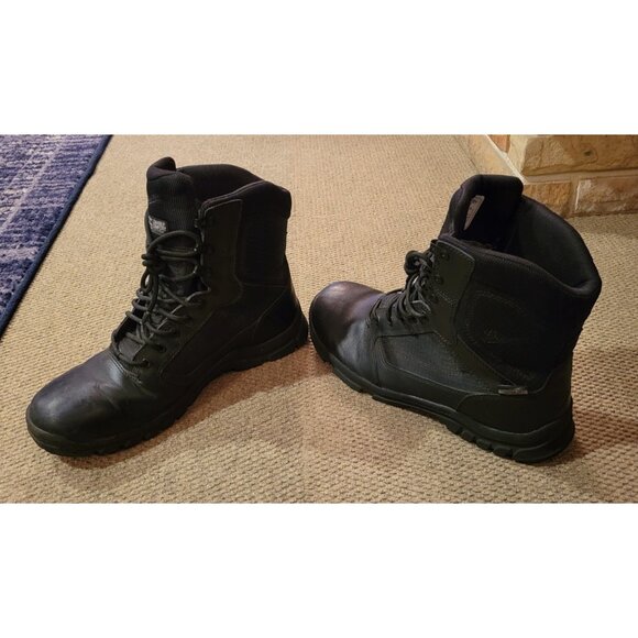 Danner Lookout 8” Mens Black Leather Waterproof Work Boots 23822 Size 11.5 D - Picture 4 of 13